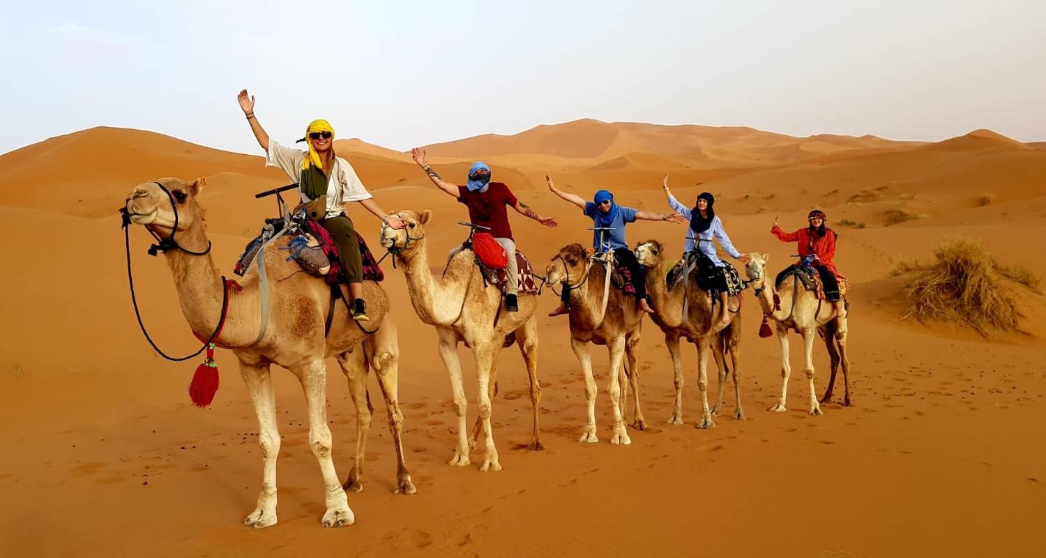 camel ride in Morocco