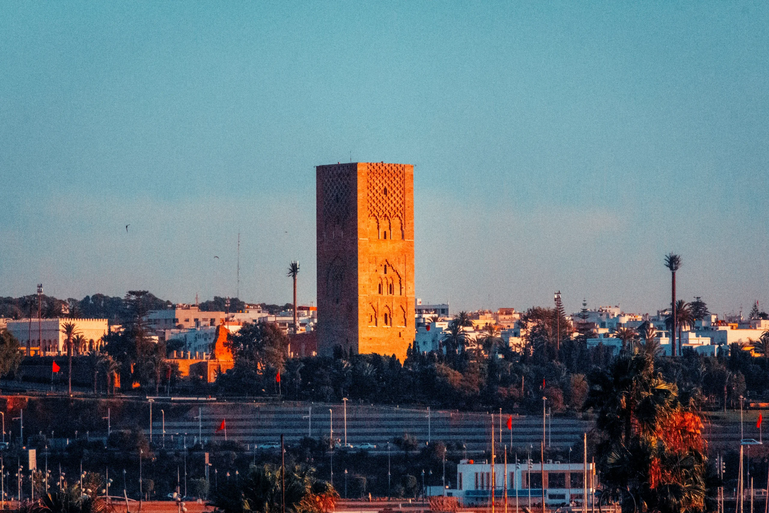 Hassan Tower at Sunset — Rabat things to do
